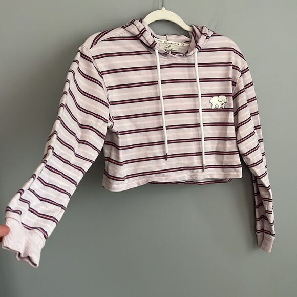 Ivory Ella Women’s Small cropped sweatshirt CUTE hoodie - Picture 4 of 7